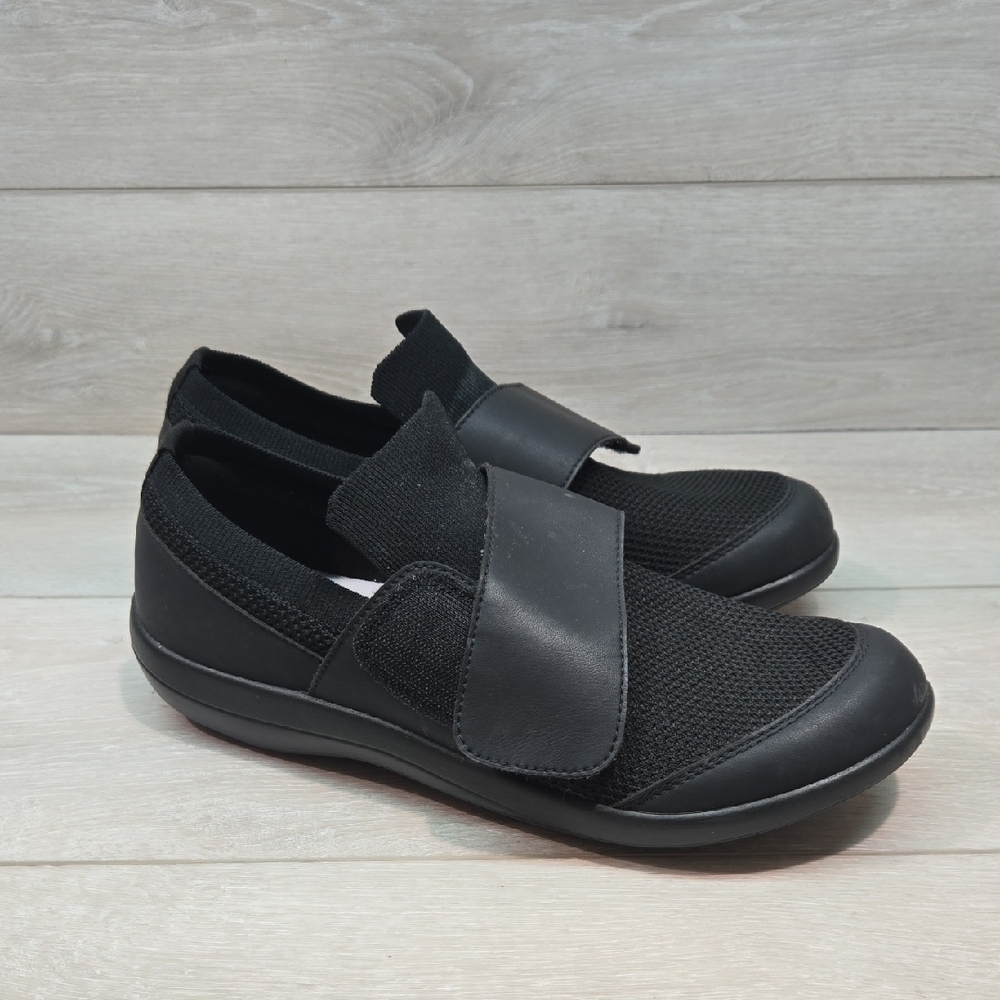 Alegria Womem Black Mary Jane Slip-On Shoes Sneakers Sz 42/11.5-12